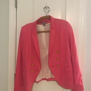 A pink jacket size 12